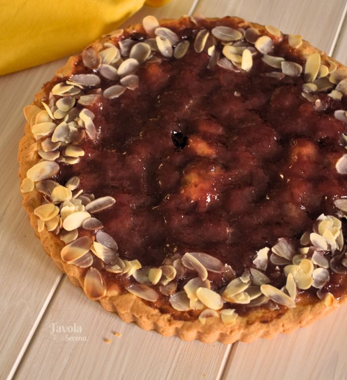 crostata di marmellata morbida