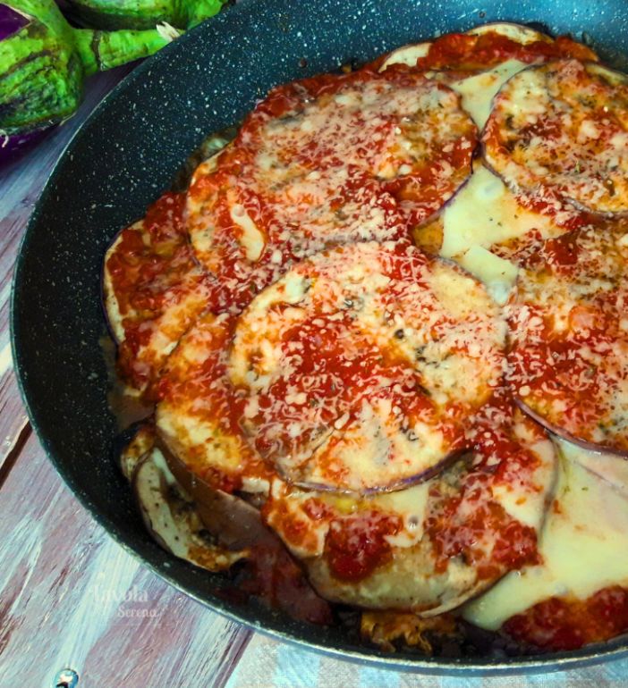 parmigiana di melanzane in padella