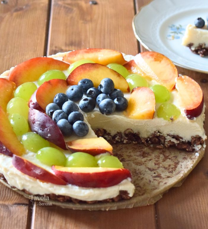 torta fredda allo yogurt senza panna e gelatina